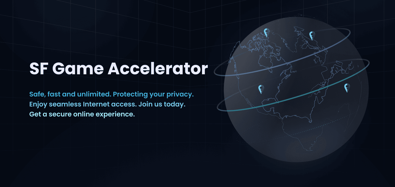 SF Game Accelerator - Gaming-focused VPN acceleration app with subscript